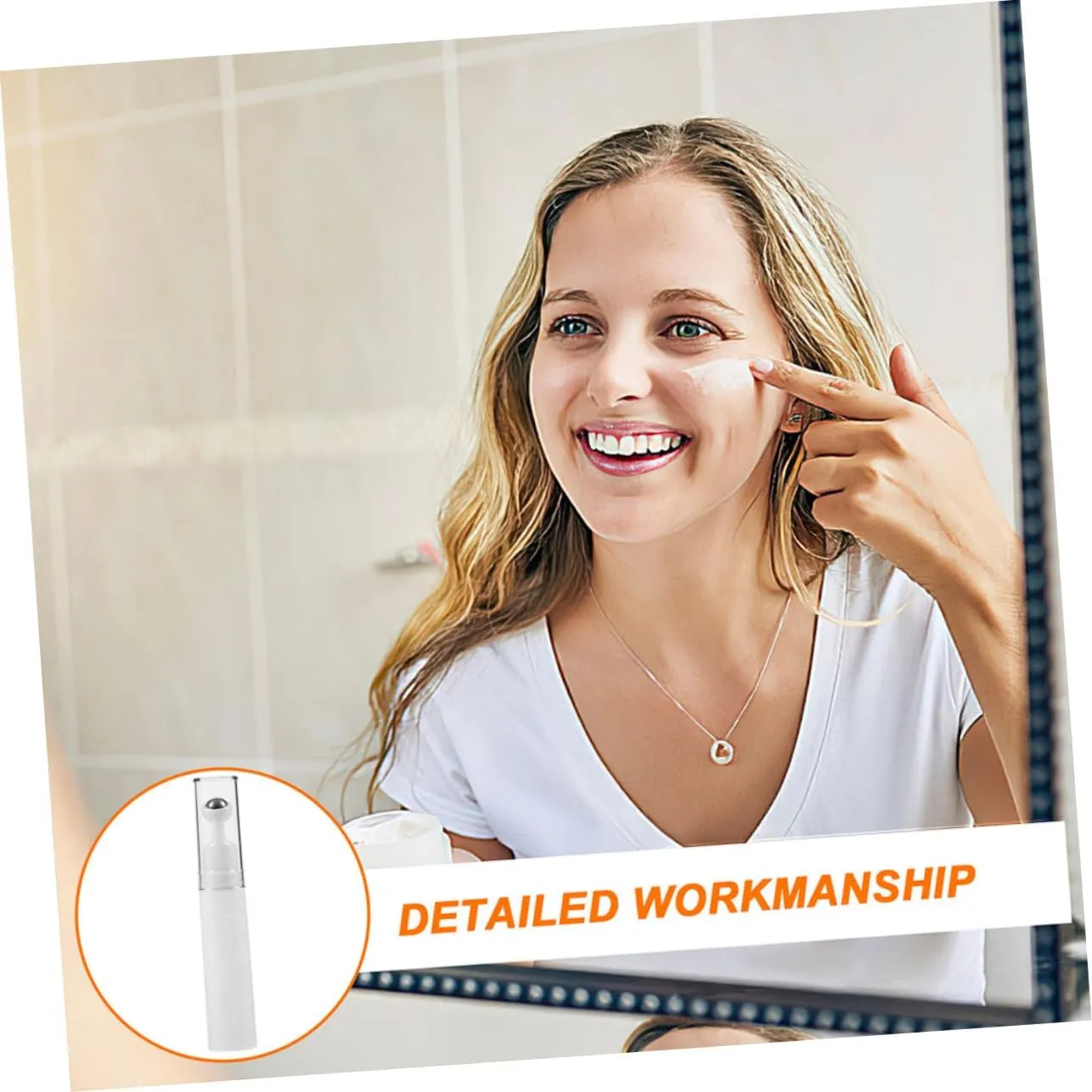 10pcs Eye Cream Roller Bottle Empty Cosmetic Dispenser for Essential Oils Travel Containers for Women Portable Makeup Cream Tool for Nourishing Skin