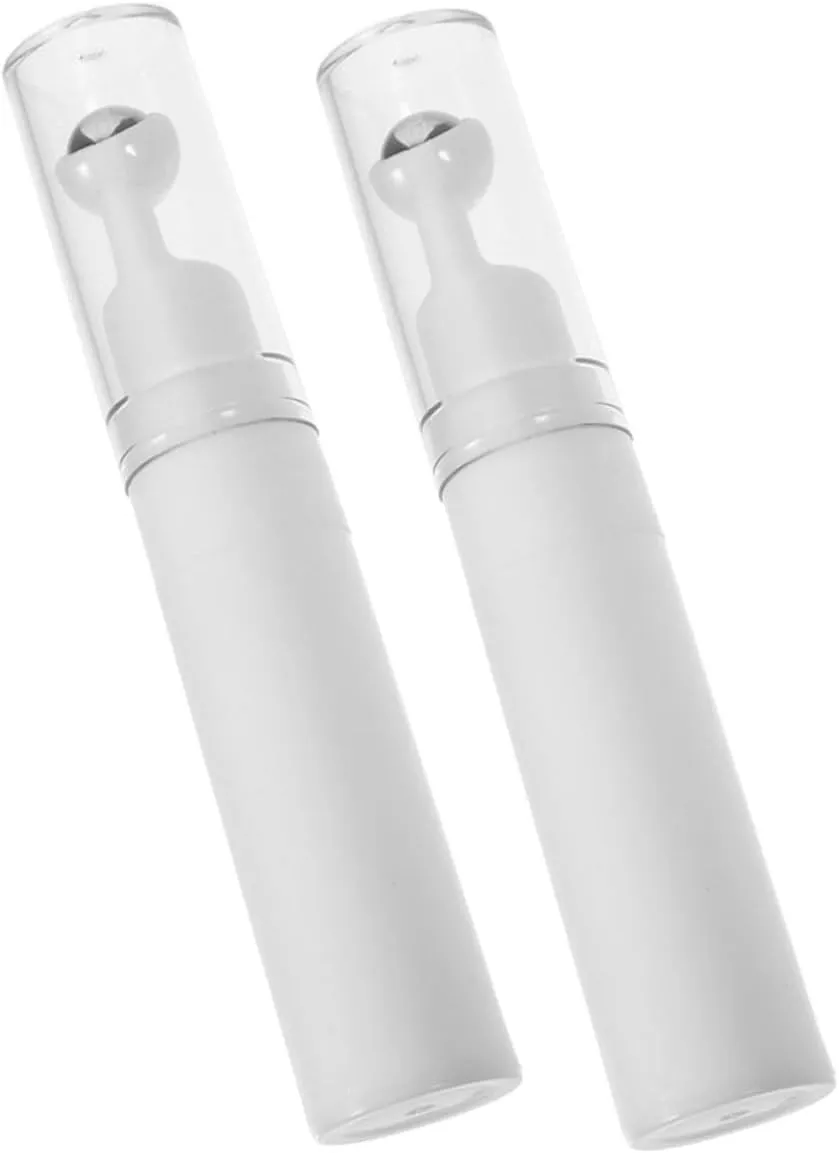 10pcs Eye Cream Roller Bottle Empty Cosmetic Dispenser for Essential Oils Travel Containers for Women Portable Makeup Cream Tool for Nourishing Skin