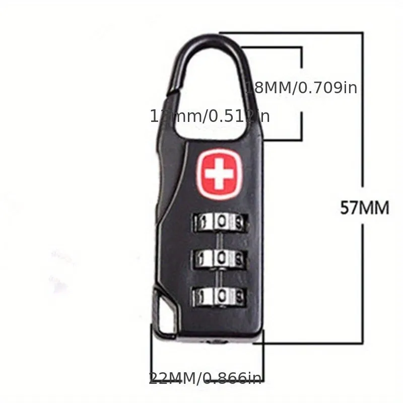 2-Pack Resettable Combination Padlocks