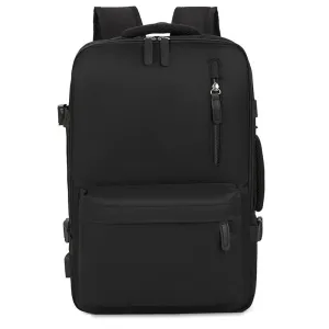 2025 USB Travel Backpack – Waterproof & Expandable Bag
