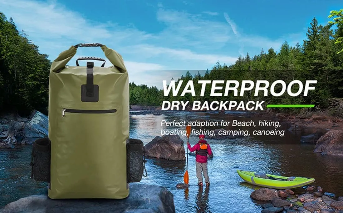 20L,40L,50L,Waterproof Gym Bag,Travel Pack Bag For Kayaking,Beach,Surfing,Rafting,Fishing,Camping Overnight.