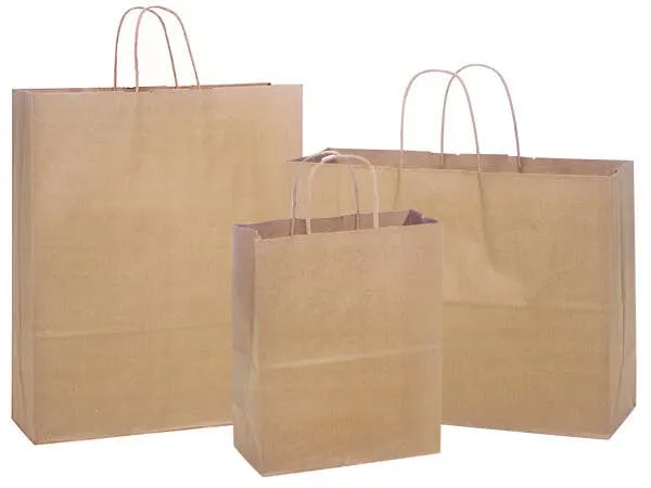 250 Flat-rate discount Pack Brown Kraft Cub Bags: Shopping 8x4.75x10" / Paper Premium