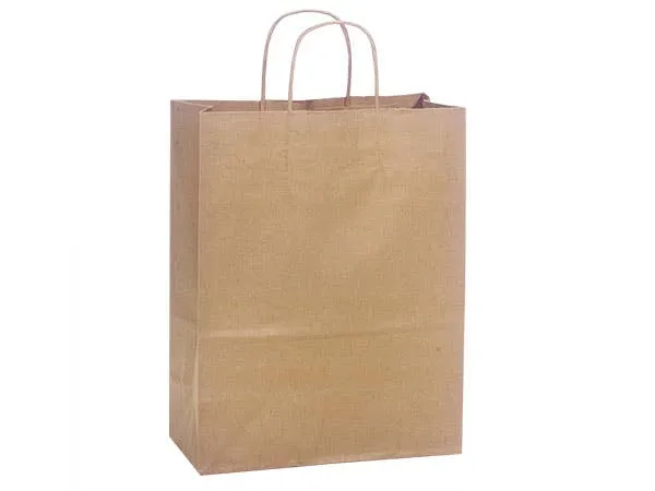 250 Flat-rate discount Pack Brown Kraft Cub Bags: Shopping 8x4.75x10" / Paper Premium