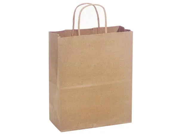 250 Flat-rate discount Pack Brown Kraft Cub Bags: Shopping 8x4.75x10" / Paper Premium