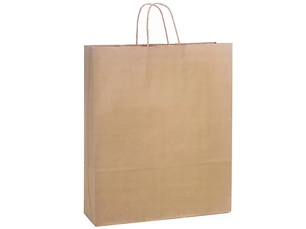 250 Flat-rate discount Pack Brown Kraft Cub Bags: Shopping 8x4.75x10" / Paper Premium