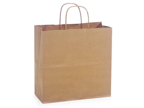 250 Flat-rate discount Pack Brown Kraft Cub Bags: Shopping 8x4.75x10" / Paper Premium