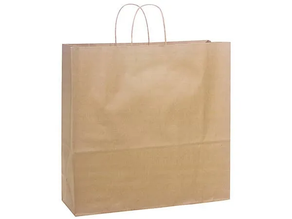 250 Flat-rate discount Pack Brown Kraft Cub Bags: Shopping 8x4.75x10" / Paper Premium