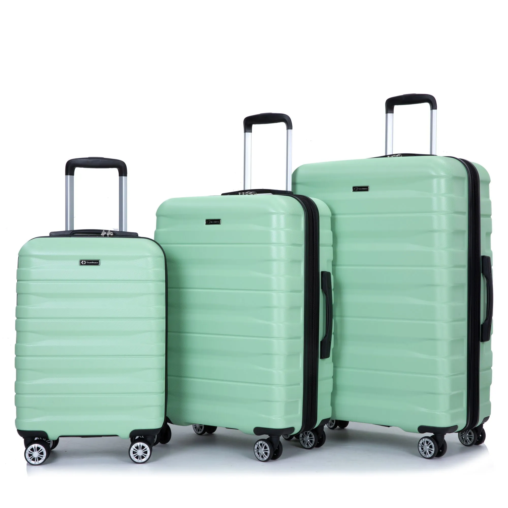3 Piece Luggage Sets Lightweight & Durable Expandable Suitcase With Two Hooks