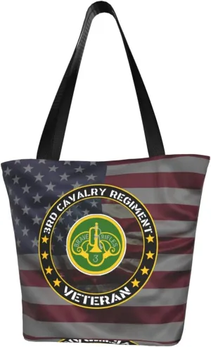 3rd Cavalry Regiment Veteran Fashion Shoulder Bag Large Capacity For Man Or Woman