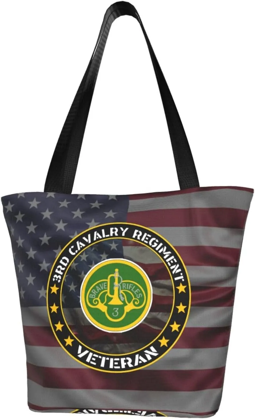 3rd Cavalry Regiment Veteran Fashion Shoulder Bag Large Capacity For Man Or Woman
