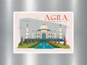 Agra Travel Sticker