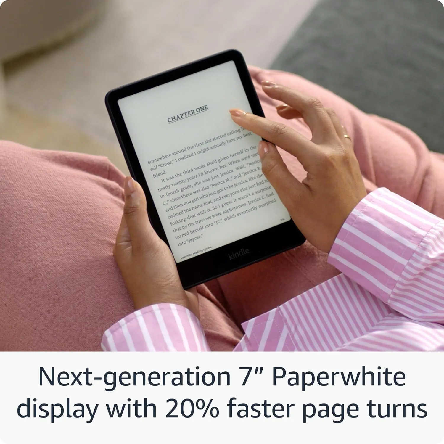 All-new Amazon Kindle Paperwhite (16 GB) – Our fastest Kindle ever, with new 7" glare-free display, and weeks of battery life – Jade   3 Months of Kindle Unlimited (with auto-renewal)