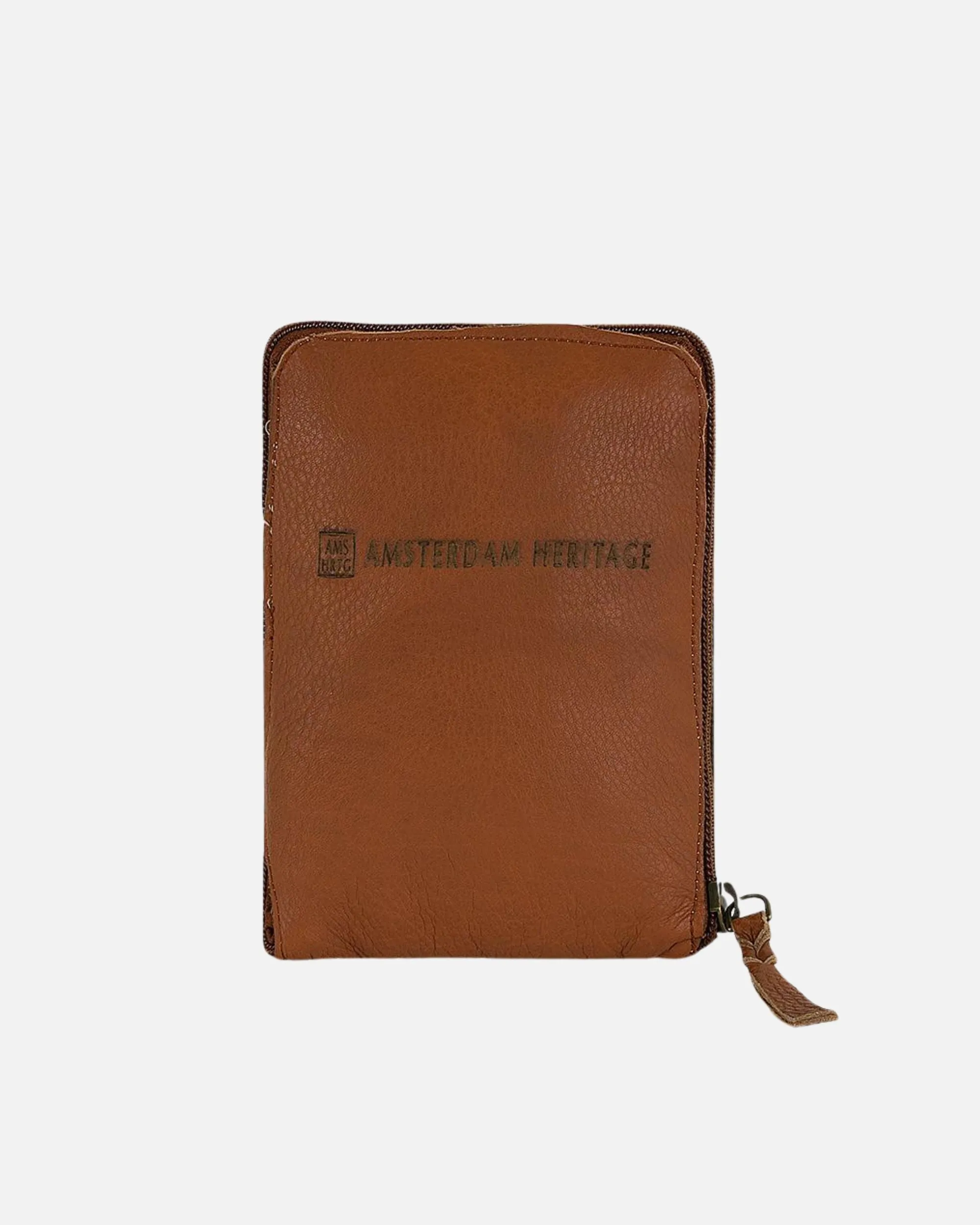 AMS | Leather Cotton Tote Shopping Bag
