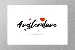 Amsterdam Travel Sticker