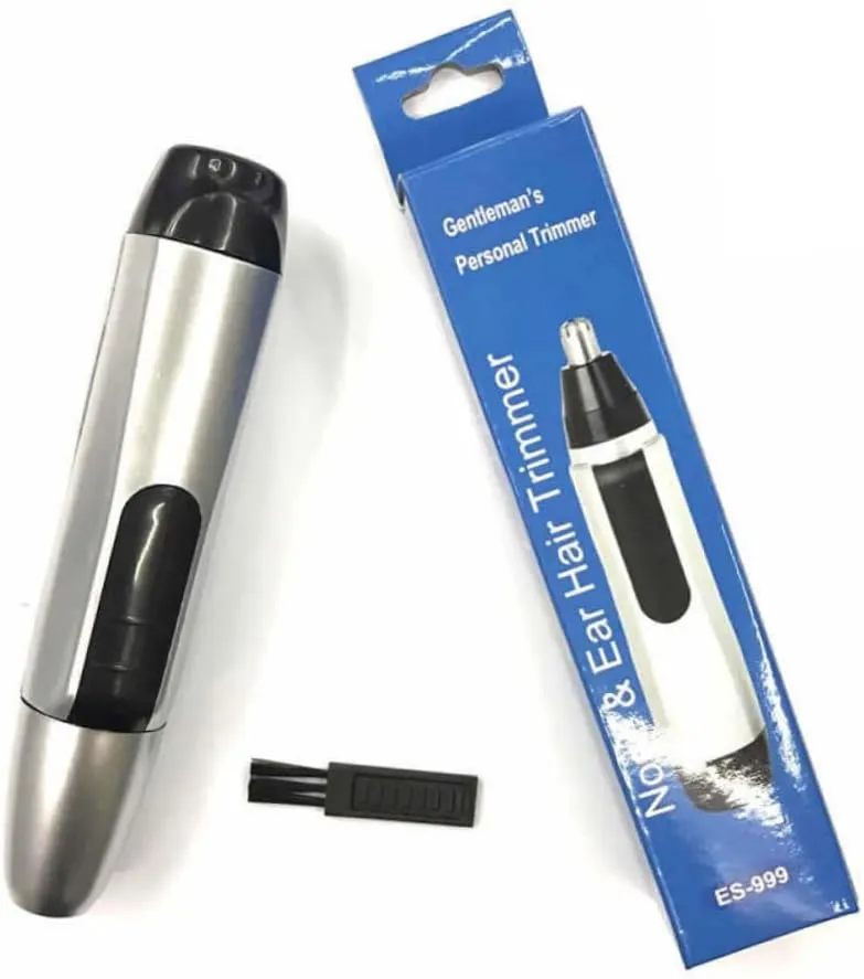 Angoily 2pcs Man's Electric Nose Hair Removal Gentleman's Nasal Hair Trimmer Easy to Trim Precision Design Travel-Friendly