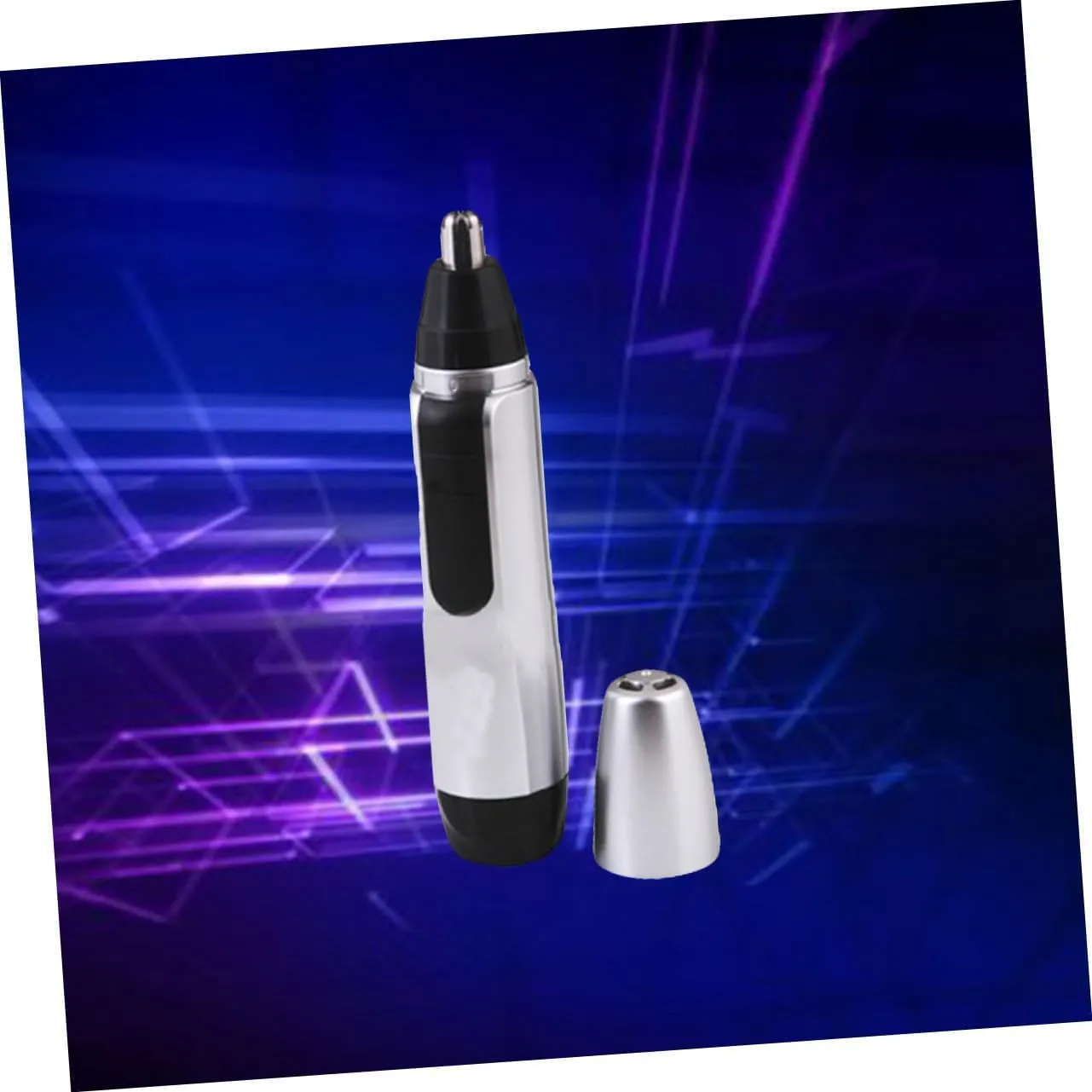 Angoily 2pcs Man's Electric Nose Hair Removal Gentleman's Nasal Hair Trimmer Easy to Trim Precision Design Travel-Friendly