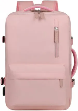 Backpack with expandable capacity for business, travel, and large capacity backpack(black-JoJo's Bizarre Adventure1)