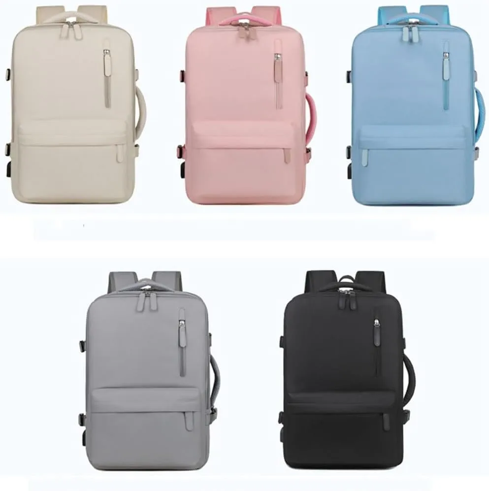 Backpack with expandable capacity for business, travel, and large capacity backpack(black-JoJo's Bizarre Adventure1)