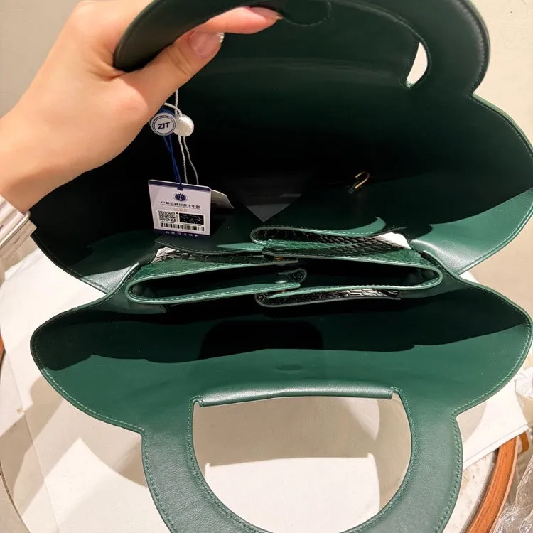 Bag Veneta Small Green Leather Affordable shipping Customer endorsements Doll Bottega Tote