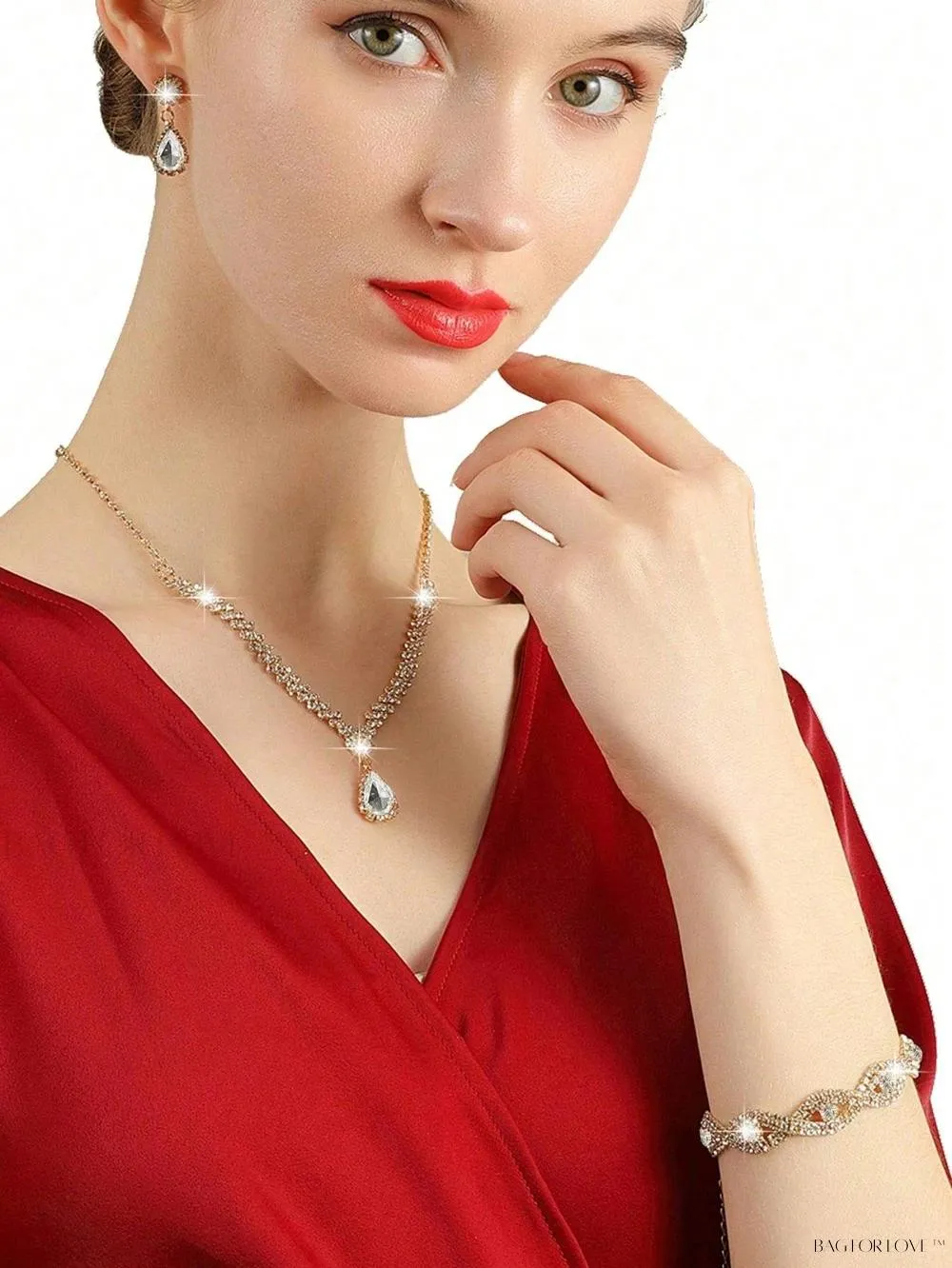 BagForLove - Bling Accessories for Ladies' Purses and Handbags Necklace, Earrings, and Bracelets