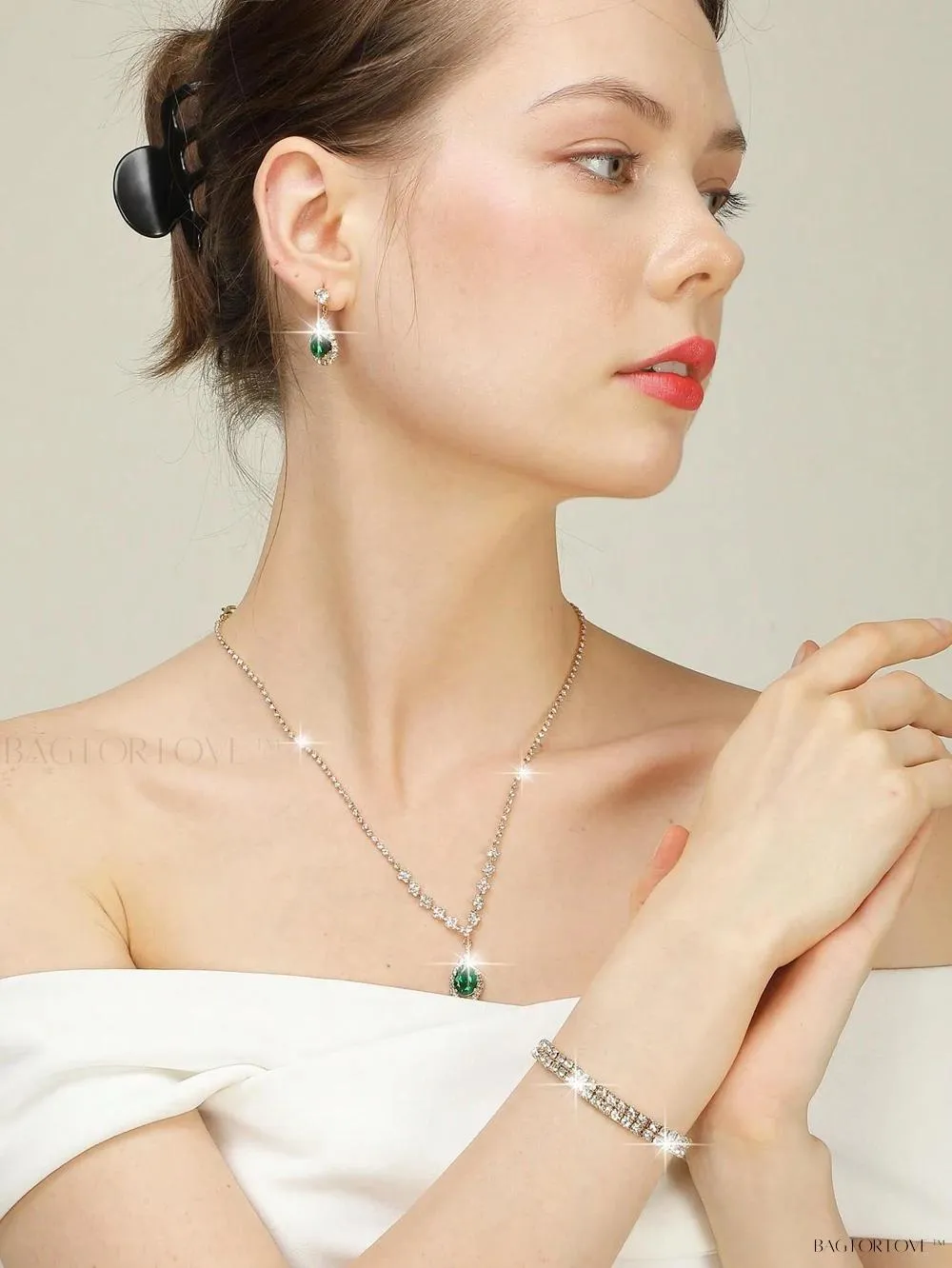 BagForLove - Bling Accessories for Ladies' Purses and Handbags Necklace, Earrings, and Bracelets