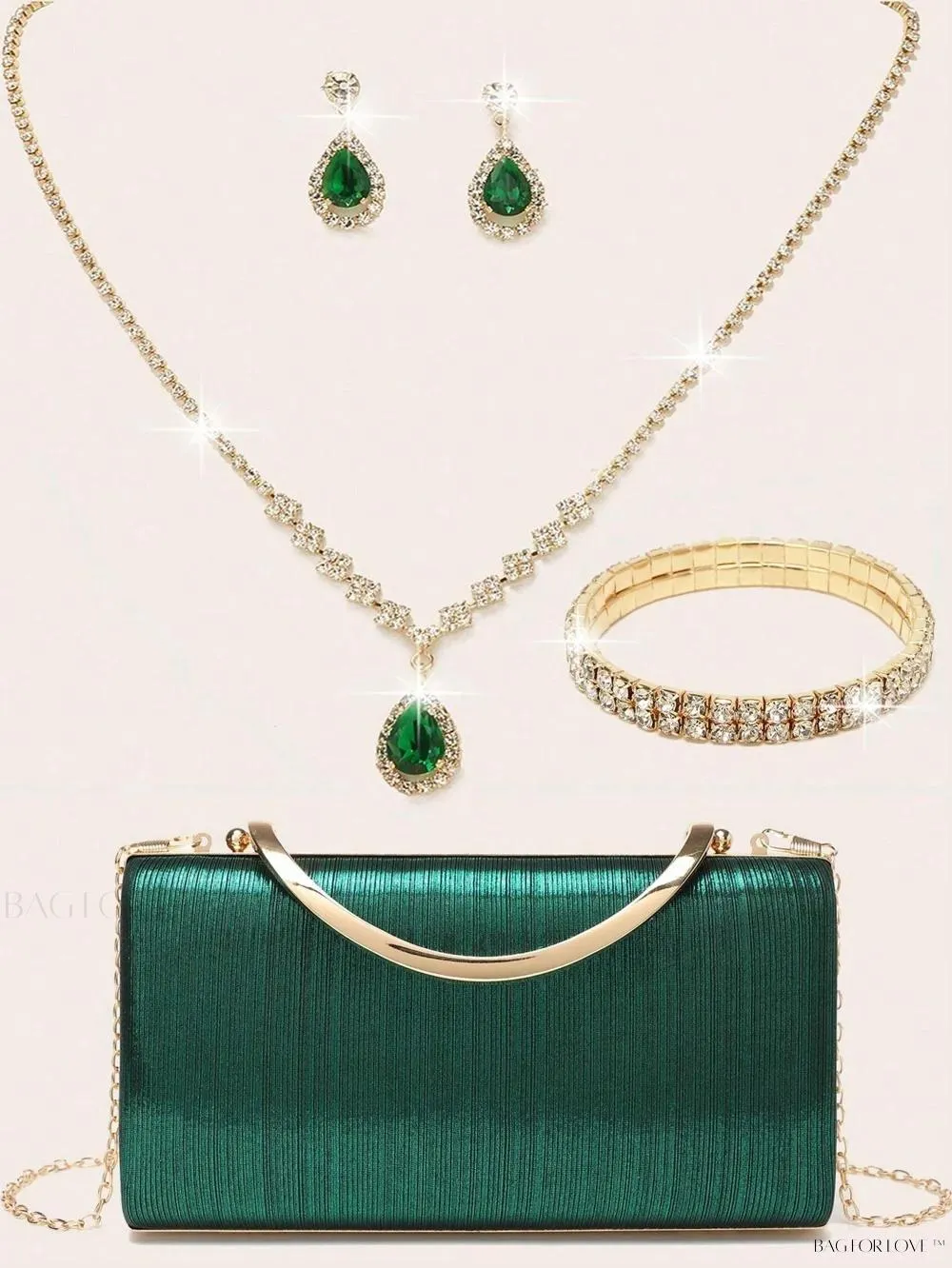 BagForLove - Bling Accessories for Ladies' Purses and Handbags Necklace, Earrings, and Bracelets