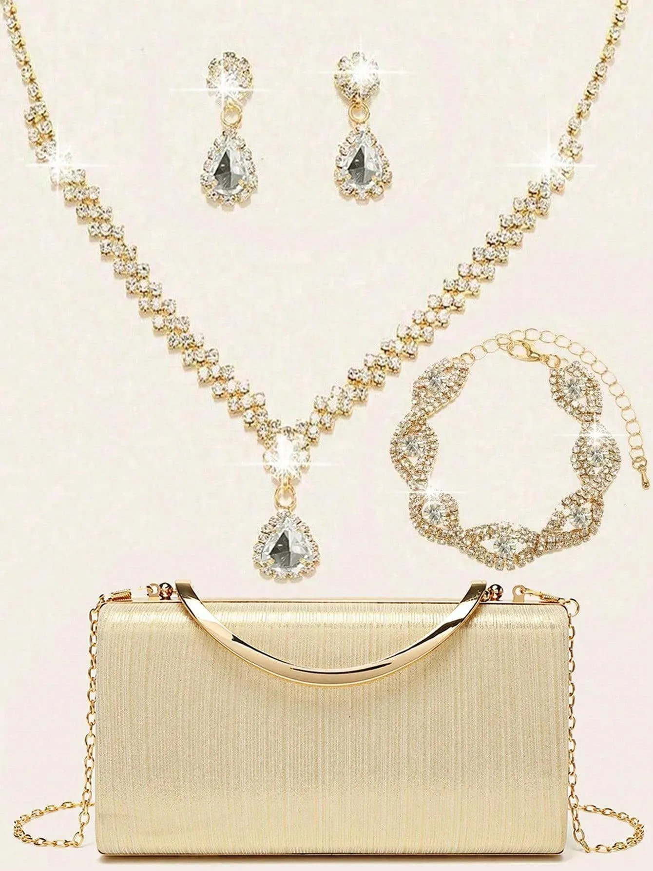 BagForLove - Bling Accessories for Ladies' Purses and Handbags Necklace, Earrings, and Bracelets