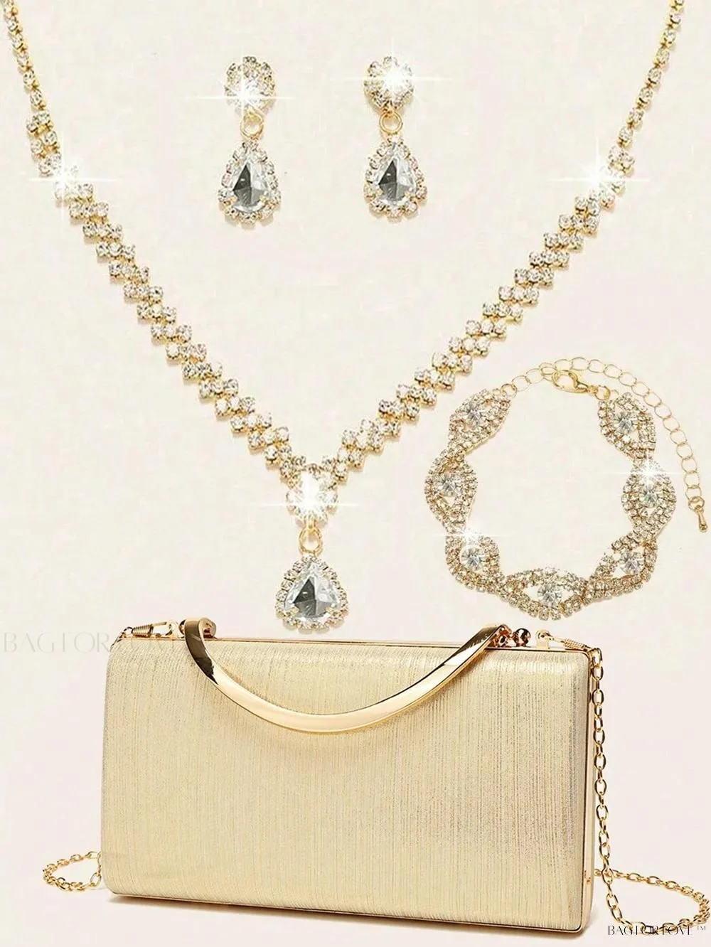 BagForLove - Bling Accessories for Ladies' Purses and Handbags Necklace, Earrings, and Bracelets
