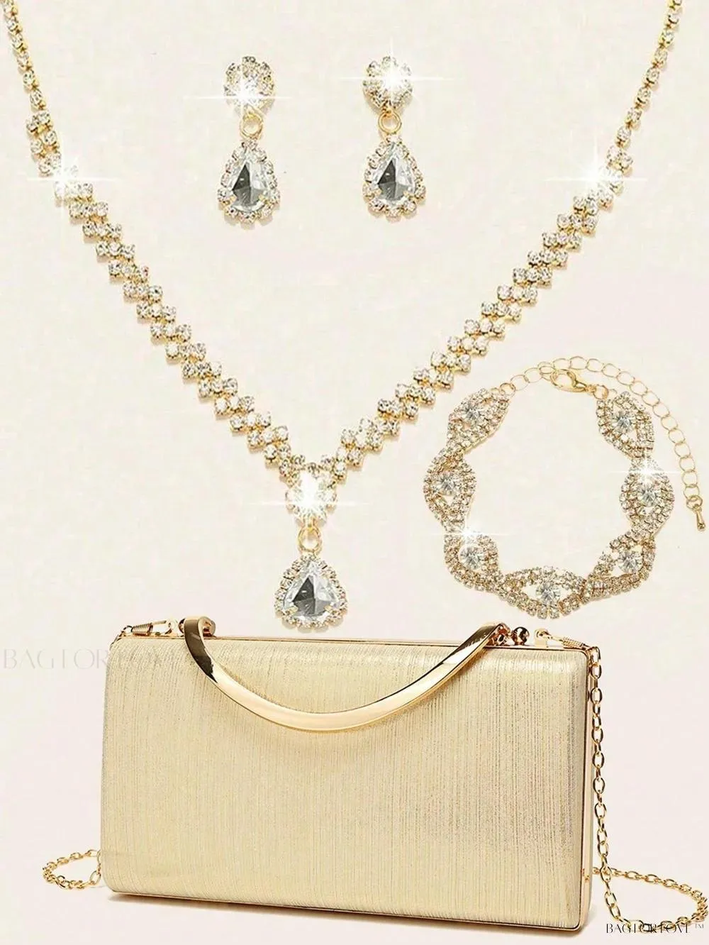 BagForLove - Bling Accessories for Ladies' Purses and Handbags Necklace, Earrings, and Bracelets