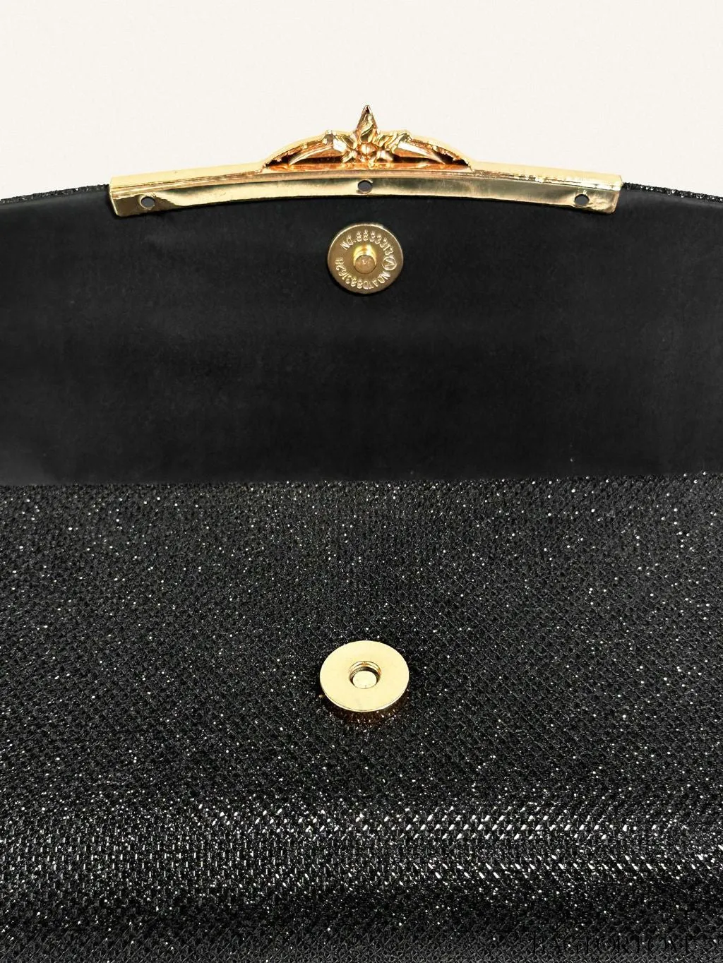 BagForLove - Chic and Compact Glitter Envelope Clutch - Small, Glamorous Flap Design
