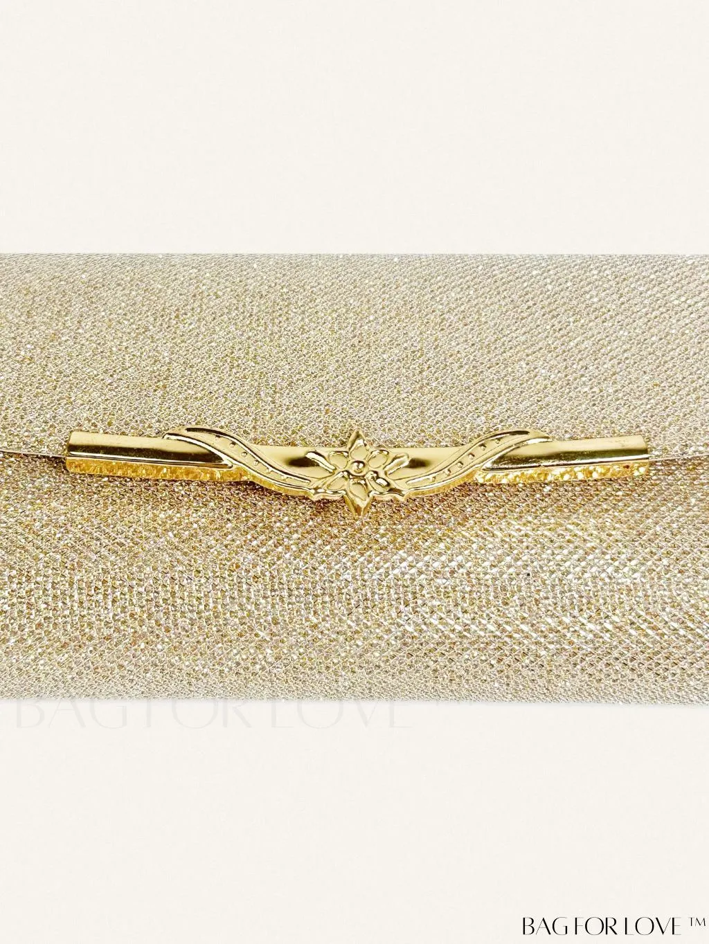 BagForLove - Chic and Compact Glitter Envelope Clutch - Small, Glamorous Flap Design