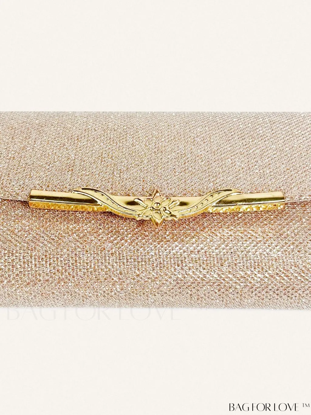 BagForLove - Chic and Compact Glitter Envelope Clutch - Small, Glamorous Flap Design