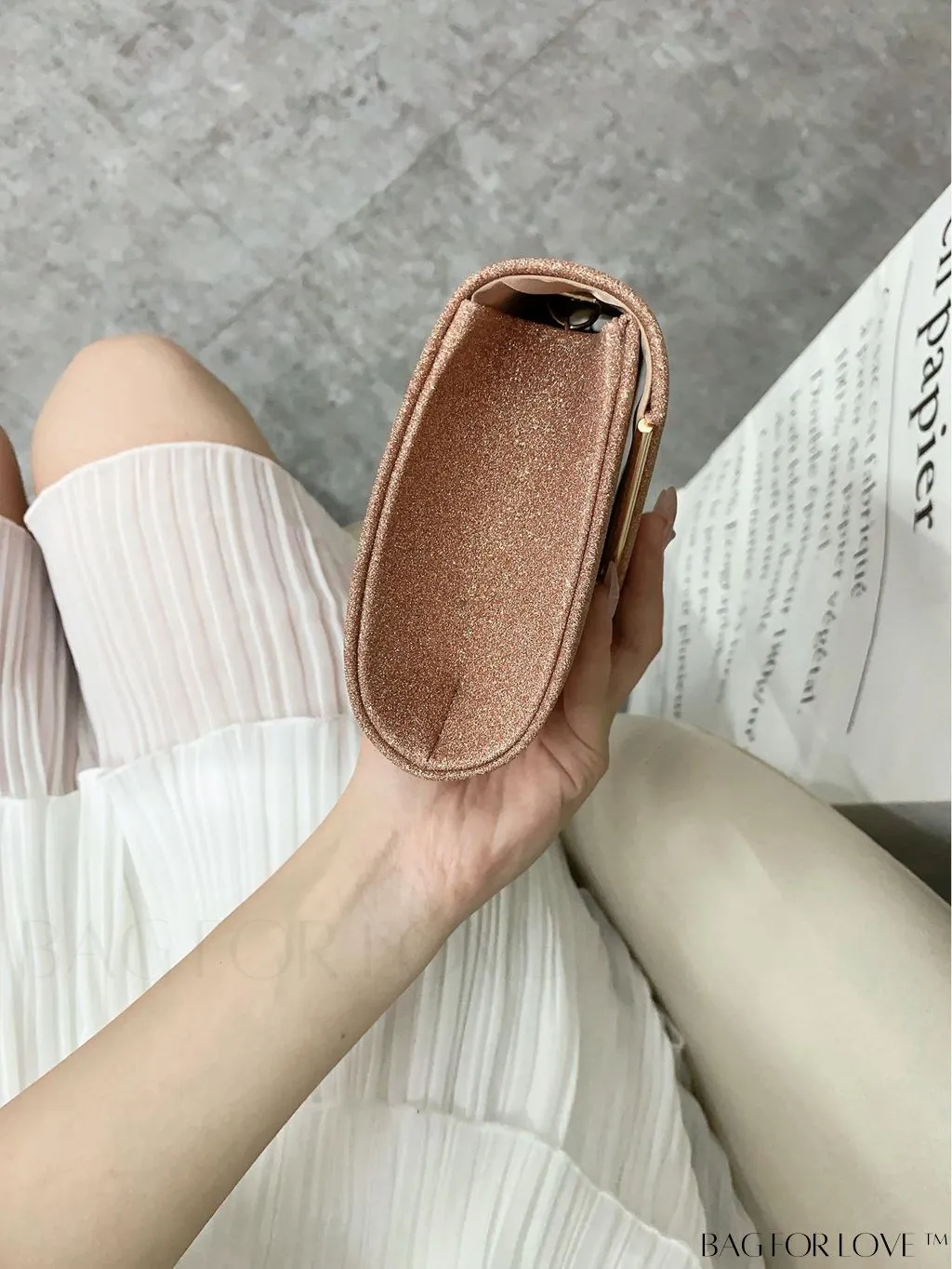 BagForLove - Chic Chain Evening Bag: Womens Fashion Coin Purse for Elegant Parties & Weddings