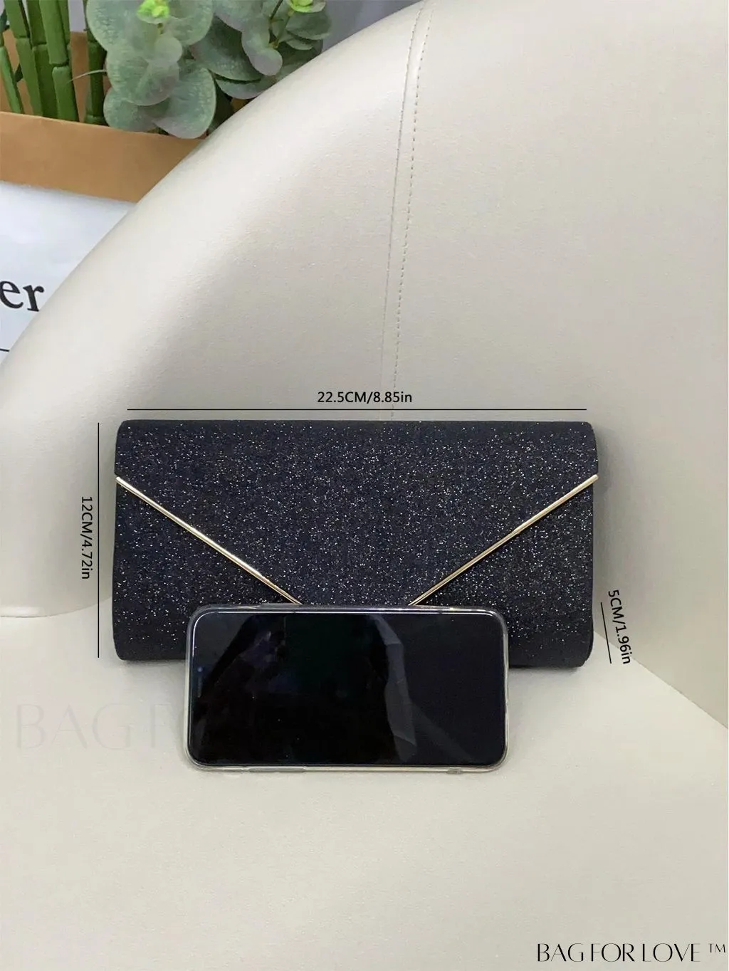 BagForLove - Chic Chain Evening Bag: Womens Fashion Coin Purse for Elegant Parties & Weddings