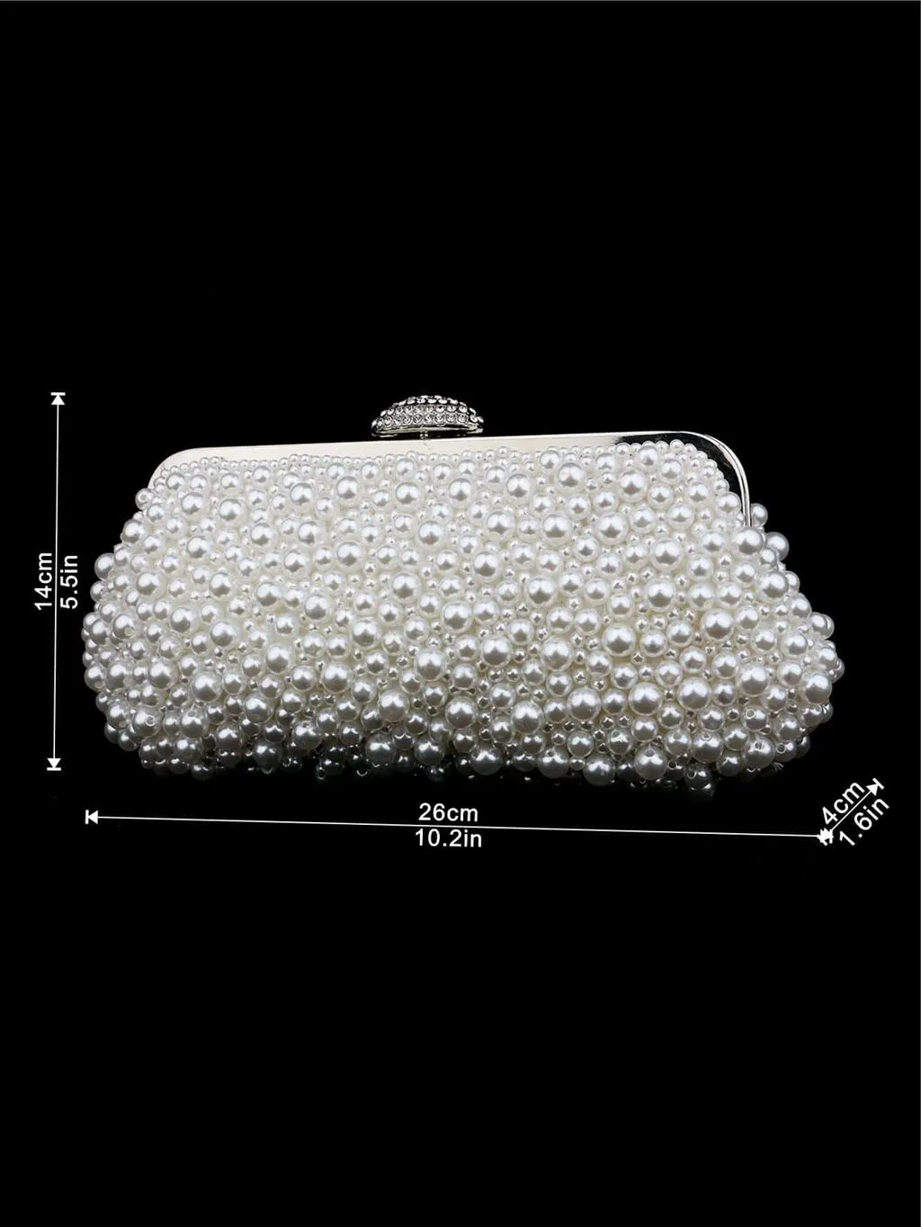 BagForLove - Chic Mini Faux Pearl Evening Bag: Glamorous Accessory for Parties