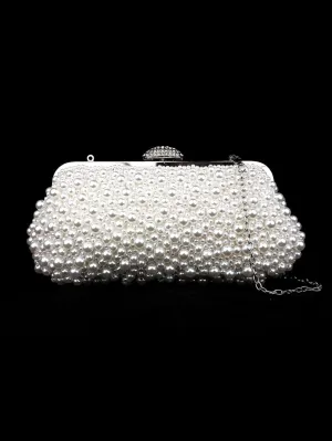 BagForLove - Chic Mini Faux Pearl Evening Bag: Glamorous Accessory for Parties