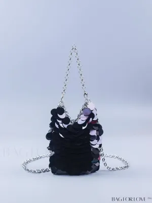 BagForLove - Chic Mini Sequin Evening Bag with Glamorous Decor Chain Strap