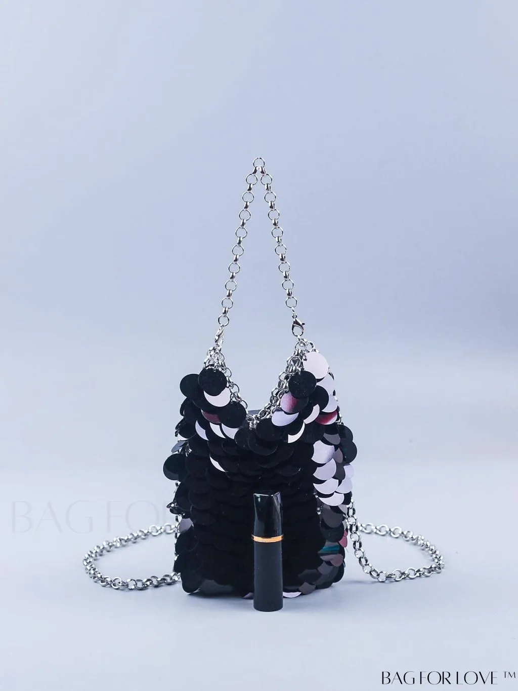 BagForLove - Chic Mini Sequin Evening Bag with Glamorous Decor Chain Strap