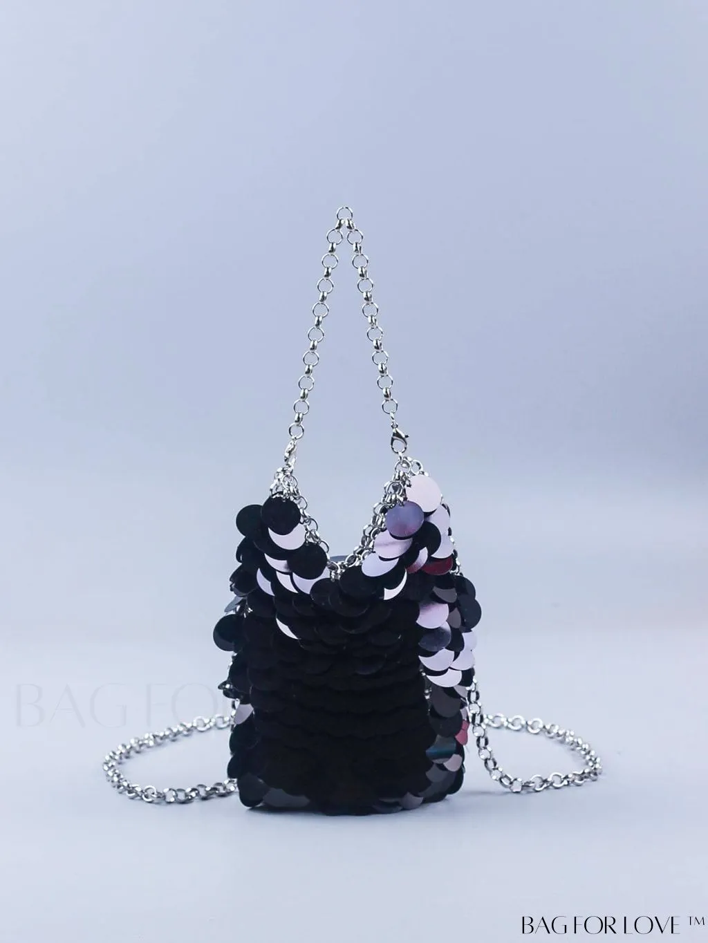 BagForLove - Chic Mini Sequin Evening Bag with Glamorous Decor Chain Strap