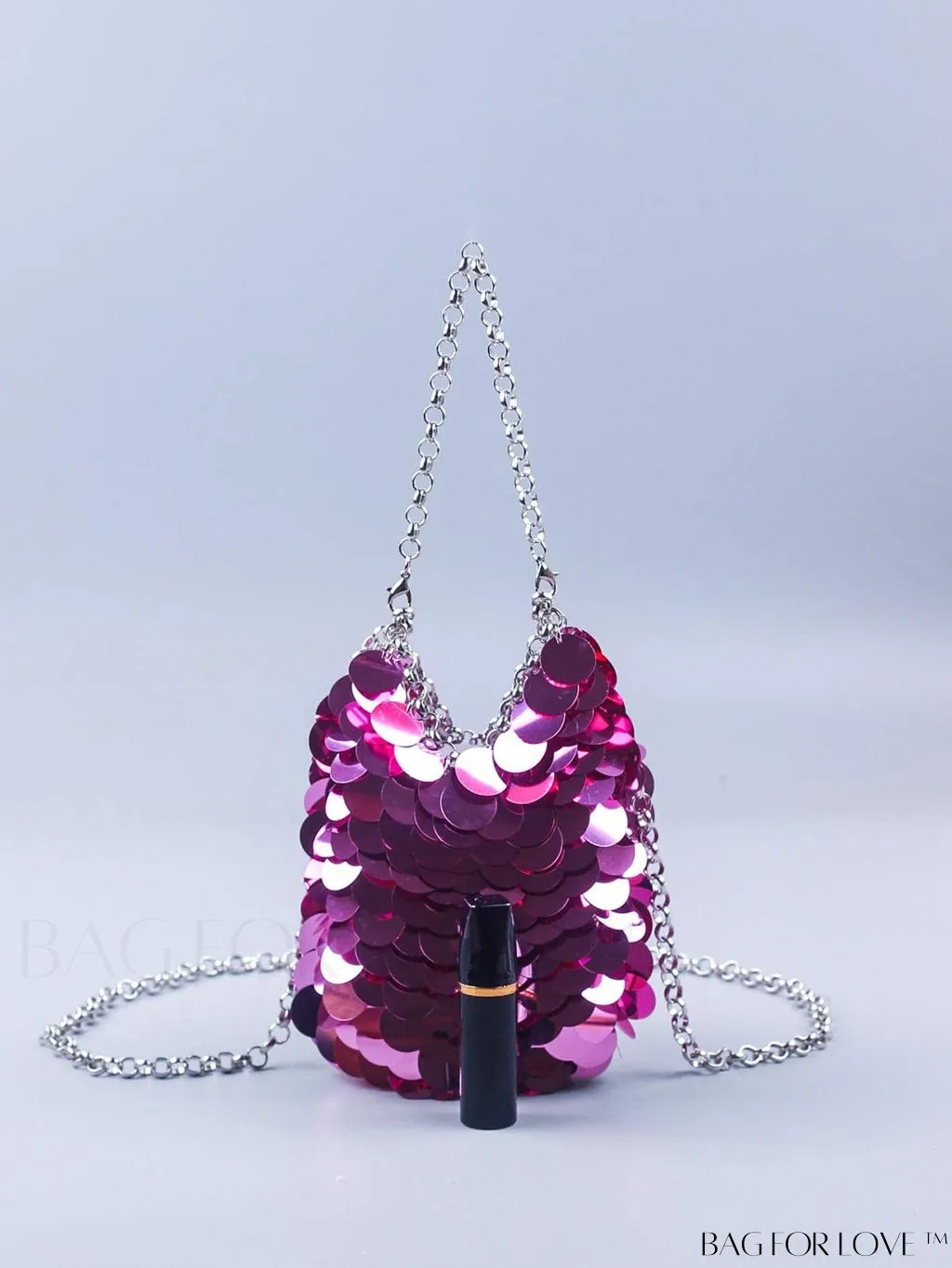 BagForLove - Chic Mini Sequin Evening Bag with Glamorous Decor Chain Strap