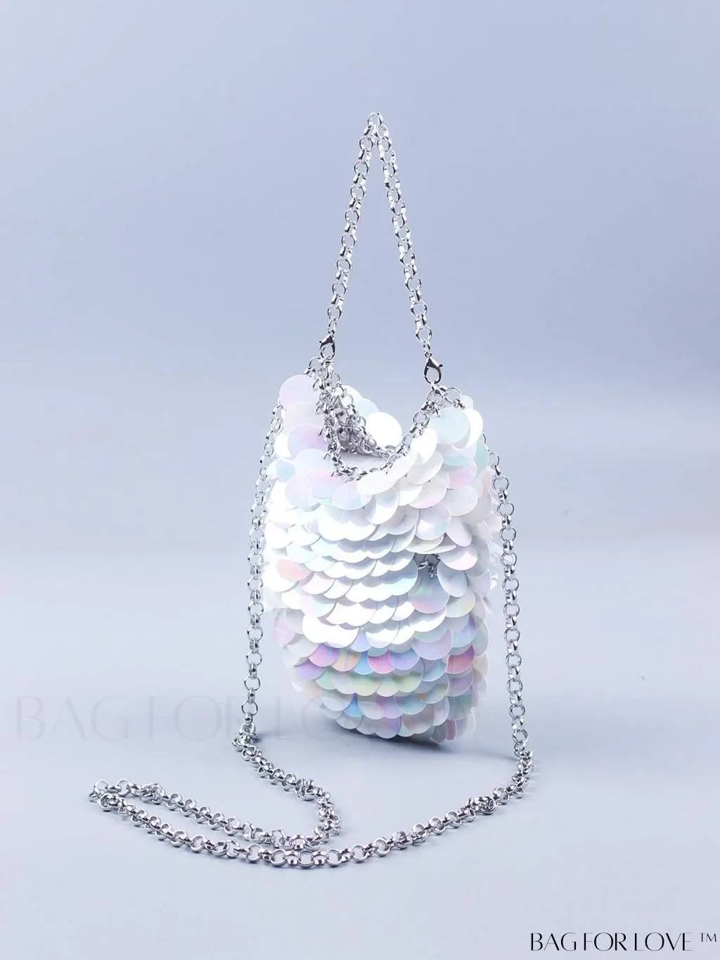 BagForLove - Chic Mini Sequin Evening Bag with Glamorous Decor Chain Strap