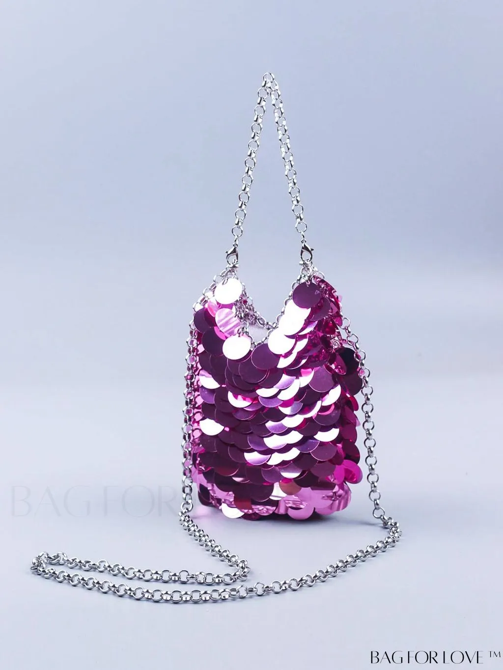 BagForLove - Chic Mini Sequin Evening Bag with Glamorous Decor Chain Strap