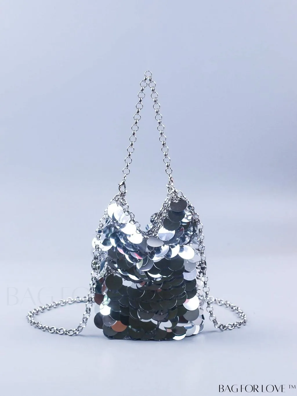 BagForLove - Chic Mini Sequin Evening Bag with Glamorous Decor Chain Strap