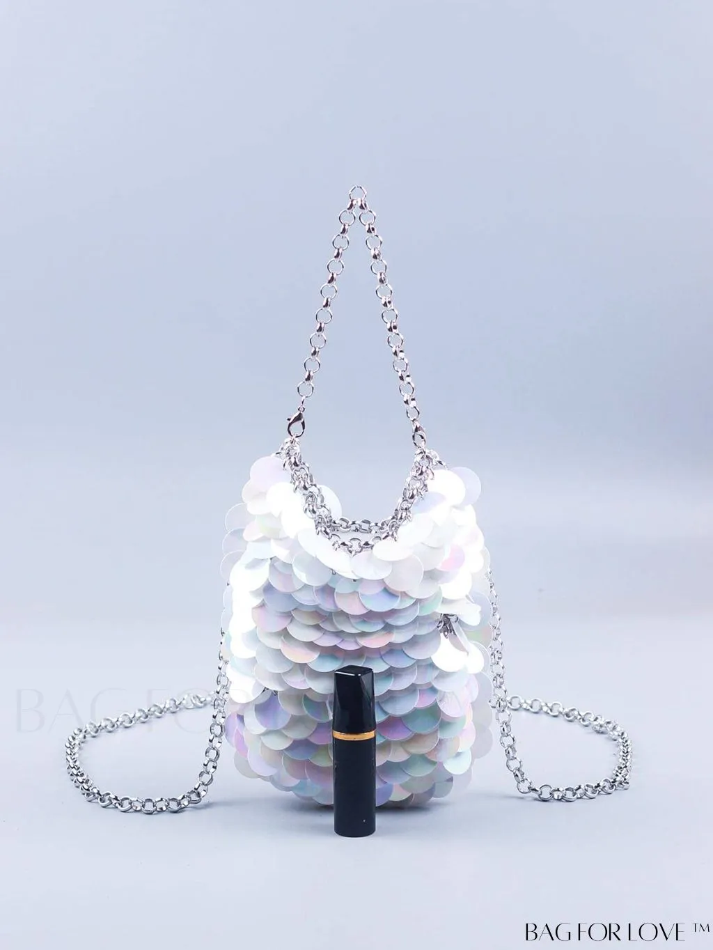 BagForLove - Chic Mini Sequin Evening Bag with Glamorous Decor Chain Strap