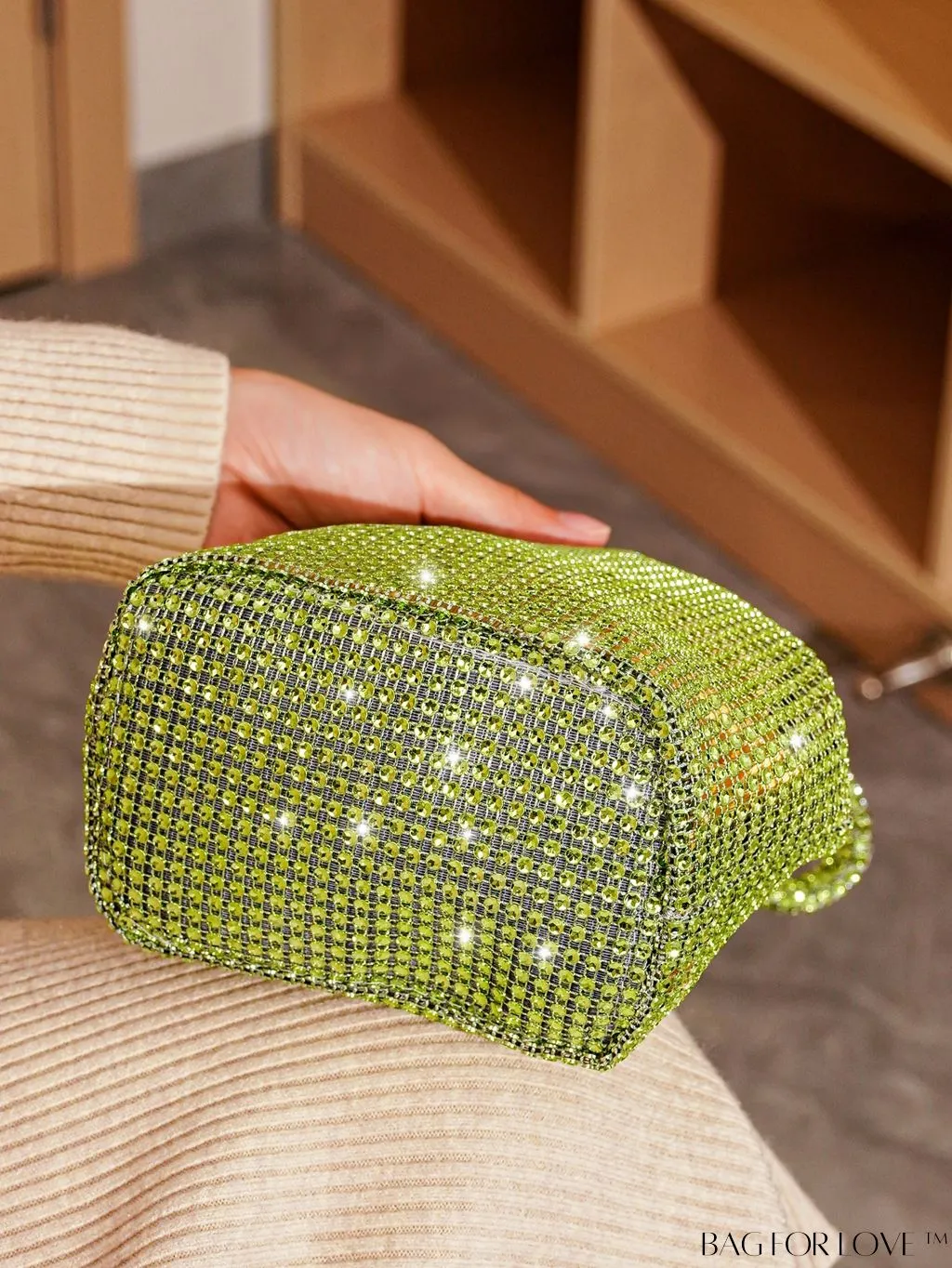 BagForLove - Chic Rhinestone-Embellished Mini Evening Bag
