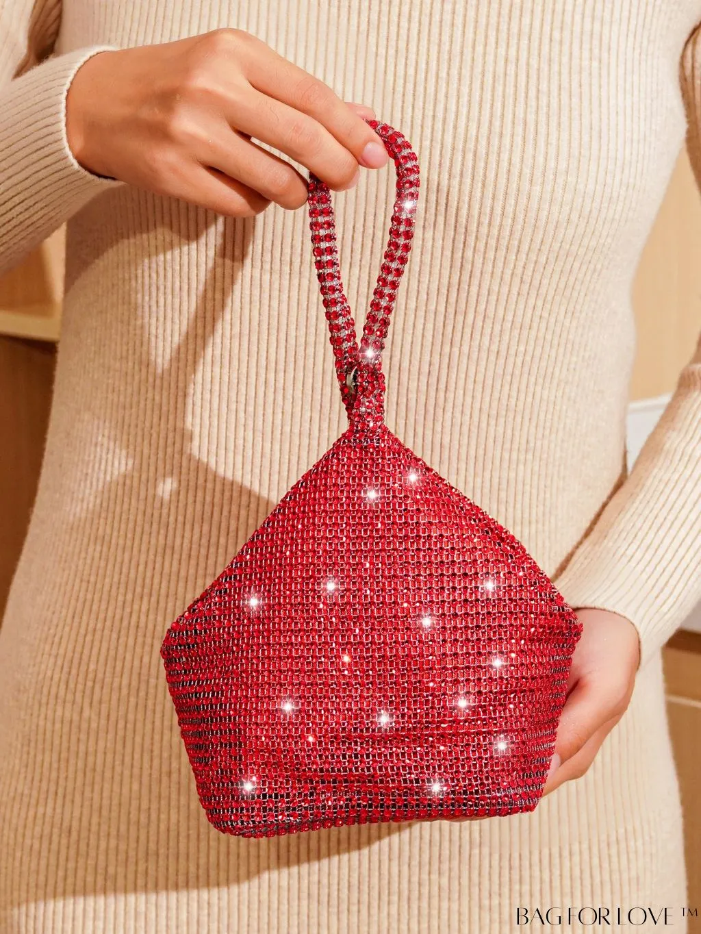 BagForLove - Chic Rhinestone-Embellished Mini Evening Bag