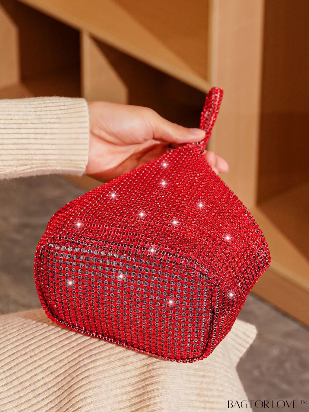 BagForLove - Chic Rhinestone-Embellished Mini Evening Bag