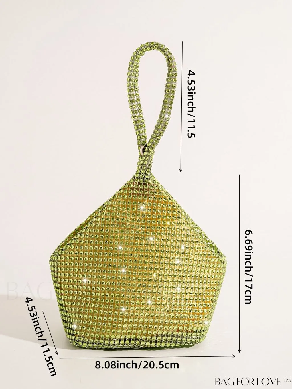 BagForLove - Chic Rhinestone-Embellished Mini Evening Bag