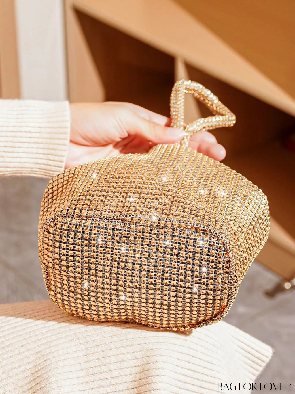 BagForLove - Chic Rhinestone-Embellished Mini Evening Bag