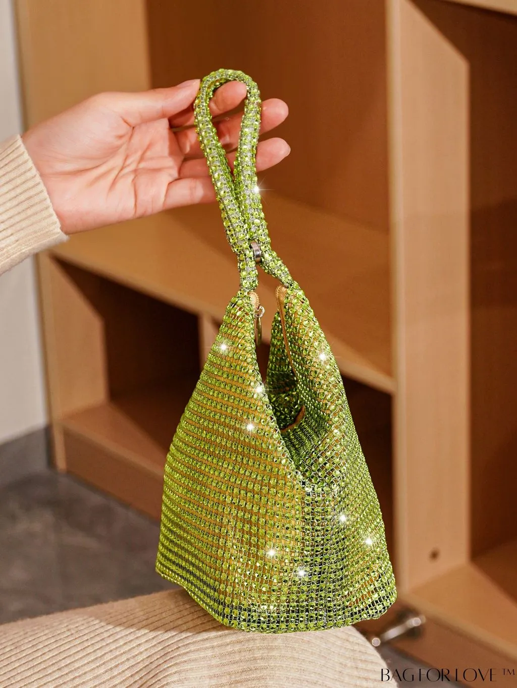 BagForLove - Chic Rhinestone-Embellished Mini Evening Bag